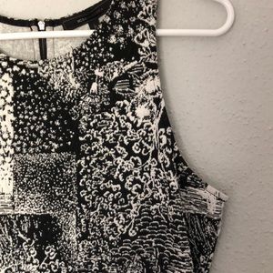 Black and white dress